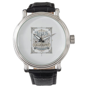 Jesus Calligraphy Sacred Lettering Jesus Calligrap Watch