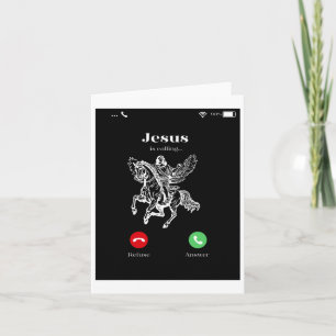 Jesus Calling Christian Faith – Inspirational God  Card