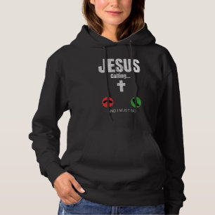 Jesus Calling - Jesus Phone Christian Hoodie