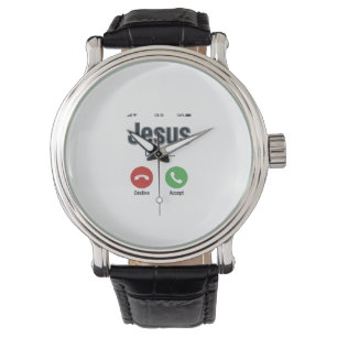 Jesus Calling Phone Screen Christian Shirt Design_ Watch