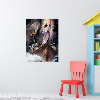Jesus Calms The Storm Poster