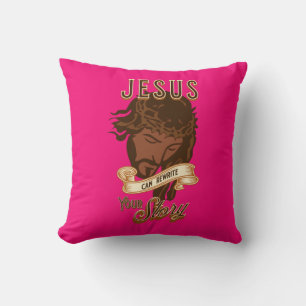 Jesus Can Rewrite Your Story Cushion