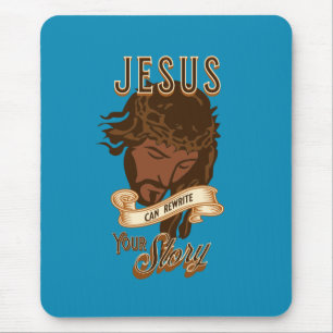 Jesus Can Rewrite Your Story Mouse Mat