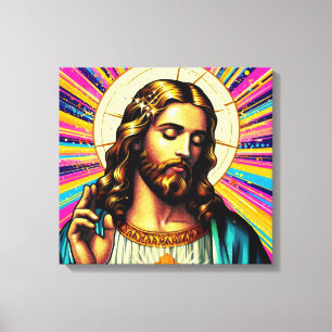 Jesus canvas art! print