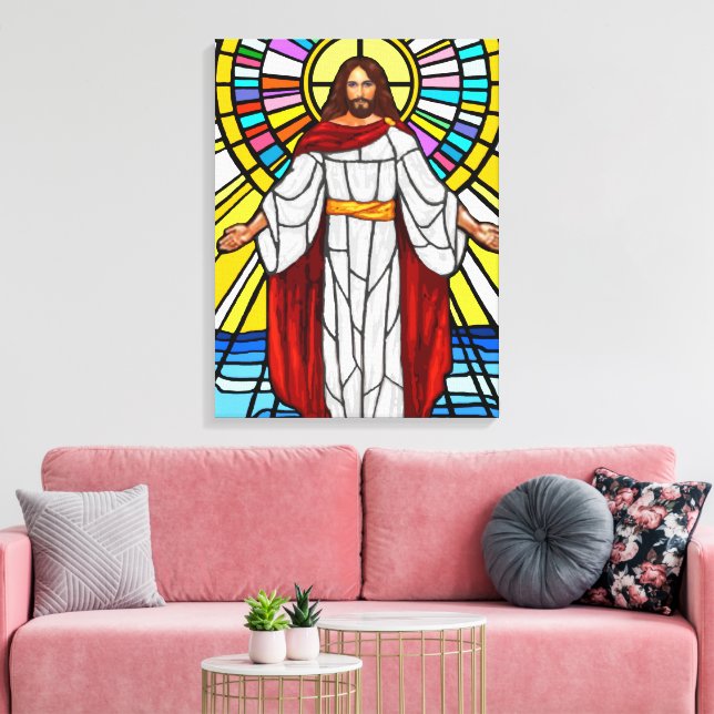 Jesus    canvas print (Insitu(LivingRoom))