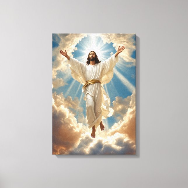 "Jesus Canvas Wall Art - Inspirational Religious D (Front)