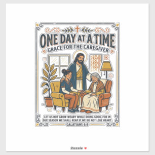 Jesus Caregiving Aging Parents Graphic Tee Christi