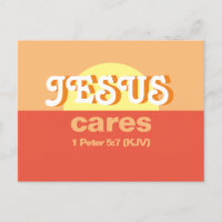 Jesus Cares. 1 Peter 5:7 (KJV) -