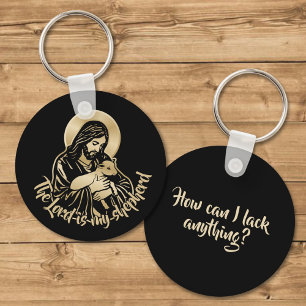Jesus Caring Shepherd Key Ring