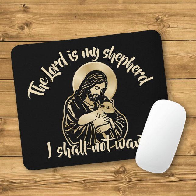 Jesus Caring Shepherd Mouse Mat (Creator Uploaded)