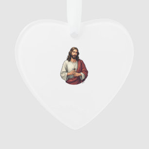 Jesus Carpenter Mark Vintage Engraving Tee 2 Ornament