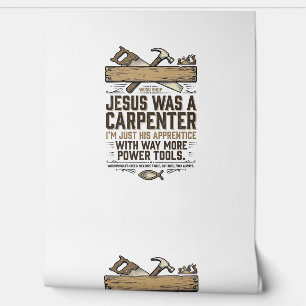 Jesus Carpenter Woodworker Apprentice Vintage Shir Wallpaper