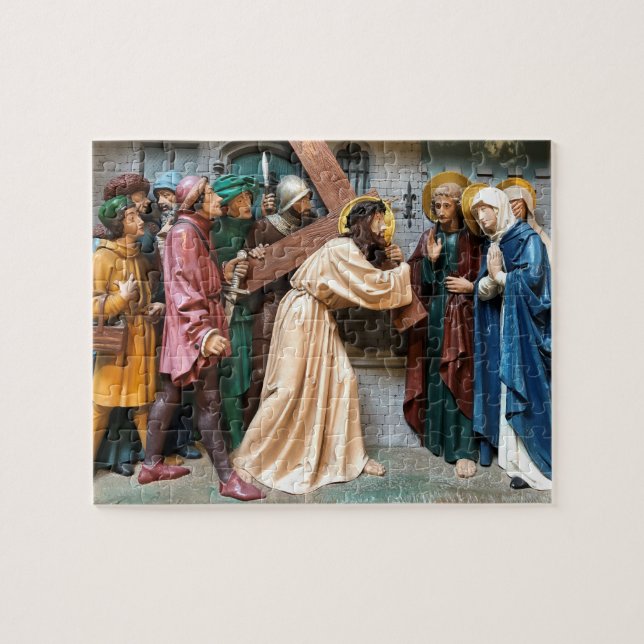 Jesus Carrying the Cross Jigsaw Puzzle (Horizontal)