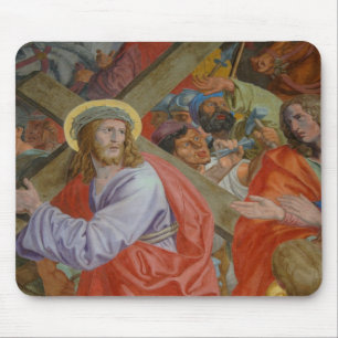 Jesus Carrying The Cross Mouse Mat