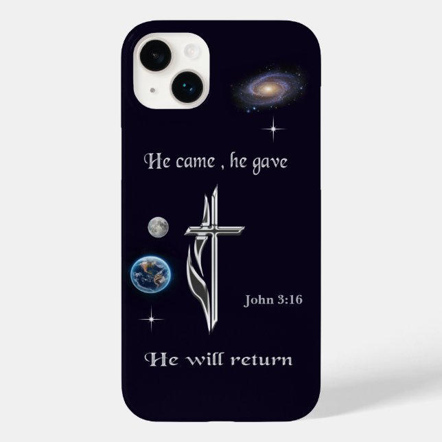 Jesus Case-Mate iPhone Case (Back)