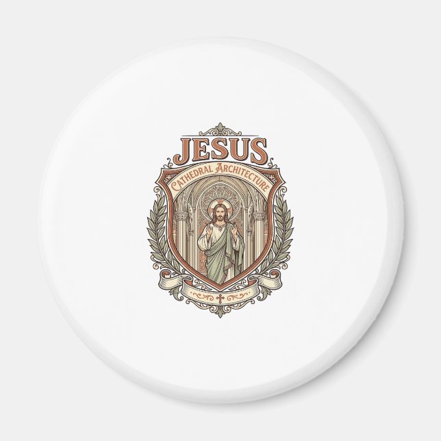 Jesus Cathedral Architecture Jesus Cathedral Archi Magnet (Front)