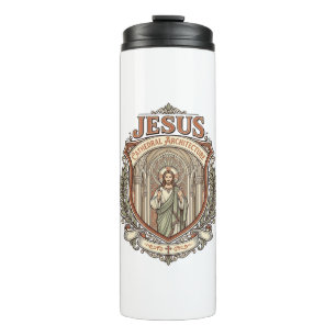 Jesus Cathedral Architecture Jesus Cathedral Archi Thermal Tumbler