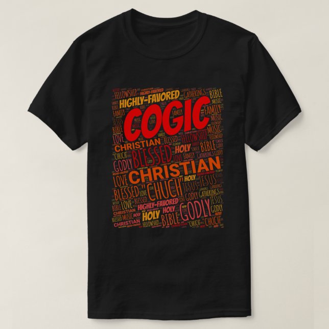 Jesus Celebrate COGIC Christian Church 84 Christia T-Shirt (Design Front)