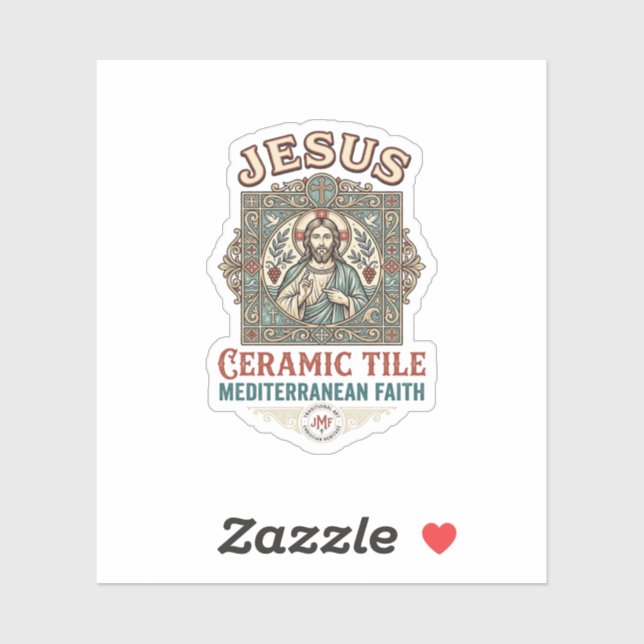Jesus Ceramic Tile Mediterranean Faith Jesus Ceram (Sheet)