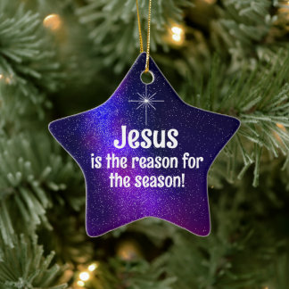 Jesus Ceramic Tree Decoration