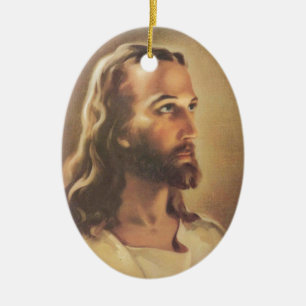 Jesus Ceramic Tree Decoration