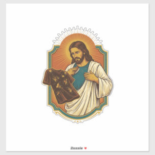 Jesus Chalk Covered Black Gym Clothes Mess Workout