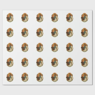 Jesus Chalk Covered Black Gym Clothes Mess Workout Wrapping Paper