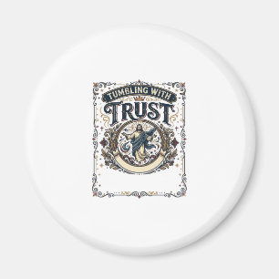 Jesus Cheer Gymnastics Graphic Tee Christian Art_1 Magnet