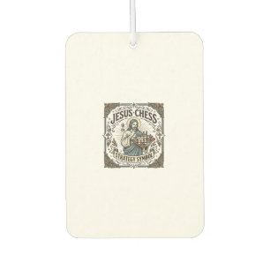 Jesus Chess Strategy Symbol Jesus Chess Strategy C Car Air Freshener