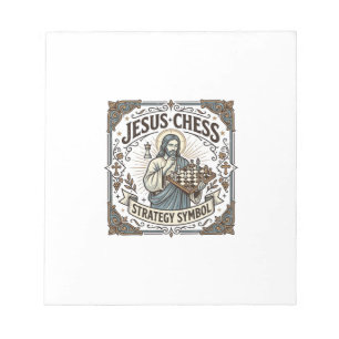 Jesus Chess Strategy Symbol Jesus Chess Strategy C Notepad
