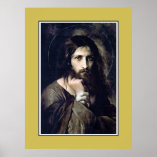 Jesus Christ 1888 by Georg Karl Franz Cornicelius Poster