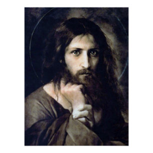Jesus Christ 1888 Georg Karl Franz Cornicelius  Poster