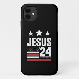 Jesus Christ 2024 President USA Election Political iPhone 11 Case