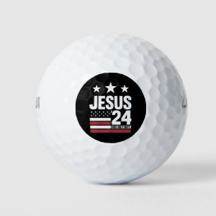 Jesus Christ 2024 President USA Election Political Golf Balls