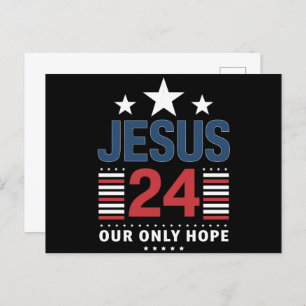 Jesus Christ 2024 President USA Election Political Postcard