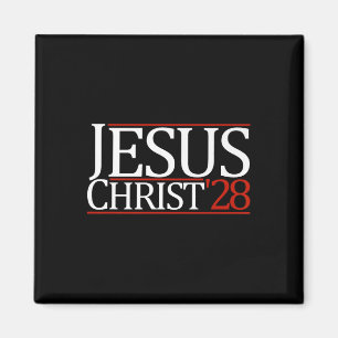 Jesus Christ 2028 Vote Jesus Premium Magnet