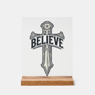 Jesus Christ Anchor of My Soul Christian Shirt Acrylic Sign