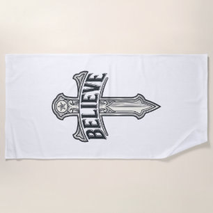 Jesus Christ Anchor of My Soul Christian Shirt Beach Towel