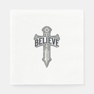 Jesus Christ Anchor of My Soul Christian Shirt Napkin