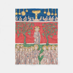 Jesus Christ and 12 Apostles Fleece Blanket