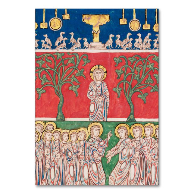 Jesus Christ and 12 Apostles Table Number (Front)