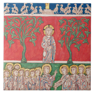 Jesus Christ and 12 Apostles Tile