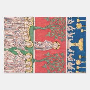 Jesus Christ and 12 Apostles Wrapping Paper Sheet