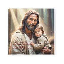 Jesus Christ and a child