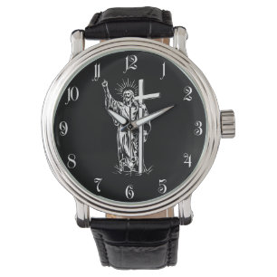 Jesus Christ and a cross Watch