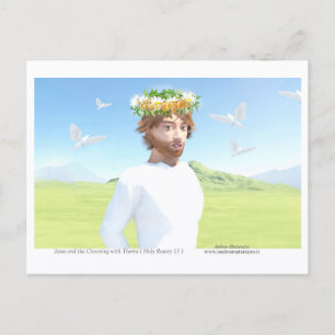 Jesus Christ and the Crowning with Thorns Postcard