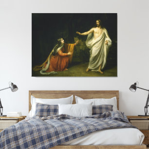 Jesus Christ Appearance bible Magdalene Resurrecti Canvas Print