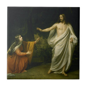 Jesus Christ Appearance bible Magdalene Resurrecti Tile
