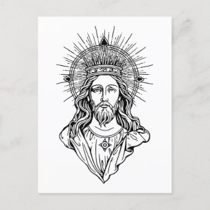 Jesus Christ Art Postcard