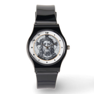 Jesus Christ Art watch, Art Mosaic / vintage Watch